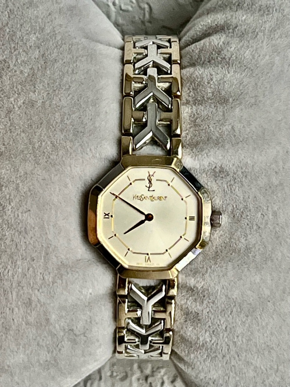 Yves Saint Laurent Two-Tone Octagonal ladies Watch
